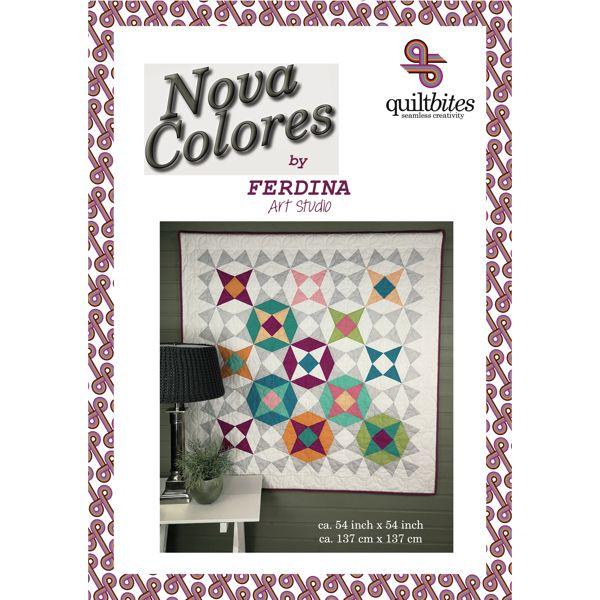QuiltBites Pattern, Nova Colores by Ferdina Art Studio